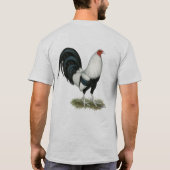 Silver Duckwing Gamecock T-shirt (Achterkant)