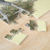 Silver Duckwing Gamefowl Legpuzzel (Zijkant)