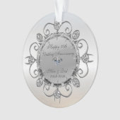 Silver Elegant Diamonds 50e anniversaire Mariage (devant)