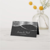 Silver- en Black Damask-patroon (Achterkant)