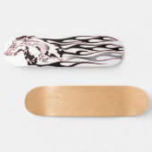 Silver en Black Mustang Skateboard (Horizontaal)