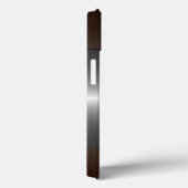 Silver en Bronze Roestvrij staal Metaal Case-Mate iPhone Case (Achterkant / Rechts)
