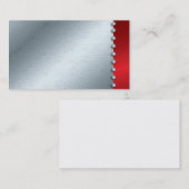 Silver en Diamond Metallic Visitekaartje (Voorkant / Achterkant)