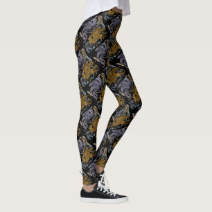 Silver en Gold Griffin Pattern Leggings