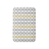Silver en Gold Pattern Bath Mat (Voorkant Verticaal)