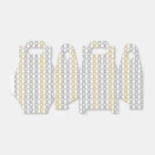 Silver en Gold Pattern Bedankdoosjes (Uitgevouwen)