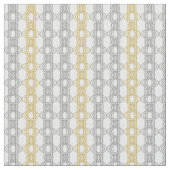 Silver en Gold Pattern Stof (Close Up)