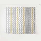 Silver en Gold Pattern Wandkleed (Voorkant (horizontaal))