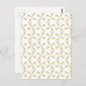 Silver en Gold Pinwheels Briefkaart (Voorkant / Achterkant)