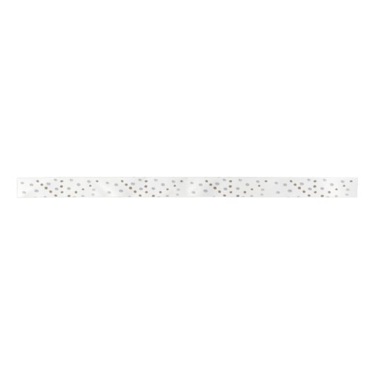 Silver- en Gold Polka Dots Lint (Voorkant)