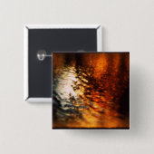 Silver en Gold Vierkante Button 5,1 Cm (Voorkant /achterkant)