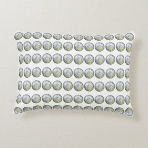 Silver en White Accent Pillow Accent Kussen