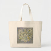 Silver en White Light Angel Canvas tas (Voorkant)