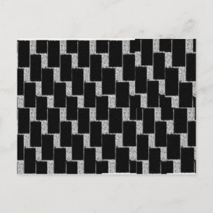 Silver- en zwarte illusie briefkaart