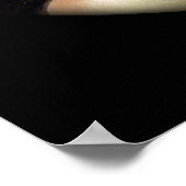 Silver Eyed Wolf ART PRINT gothic big eye fantasy (Hoek)