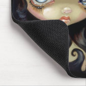 "Silver Eyed Wolf" Mousepad Muismat (Hoek)