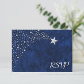 Silver Falling Stars RSVP (Staand voorkant)