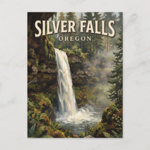 Silver Falls State Park Silverton Oregon Briefkaart