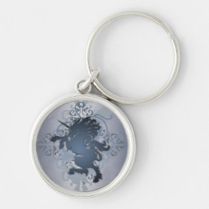 Silver Fantasy Urban Unicorn Sleutelhanger