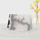 Silver Fault Line Greetings Kaart (Gele Bloem)