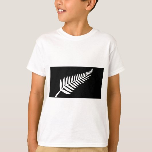 Silver Fern Flag (Nieuw-Zeeland) T-shirt (Voorkant)