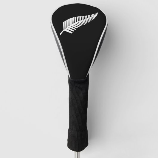 Silver fern flag (NZ) Golfheadcover (Voorkant)