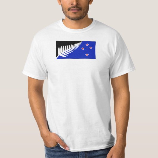 Silver Fern Flag Tee Shirt van Kyle Lockwood (Voorkant)