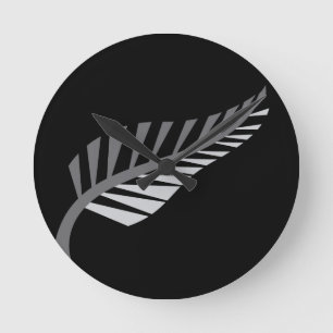 Silver Fern Geweldige Nieuw-Zeelands afbeelding Ronde Klok