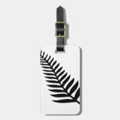 Silver Fern uit Nieuw-Zeeland Bagagelabel (Voorkant verticaal)