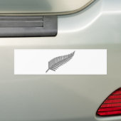 Silver Fern uit Nieuw-Zeeland Bumpersticker (Op auto)