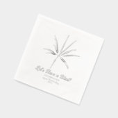 Silver Fireworks New Year's Eve Party Folie Servetten (Links)