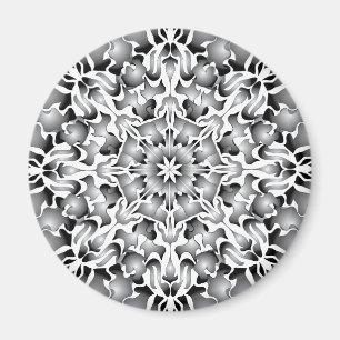 Silver Flame Magnet Magneet