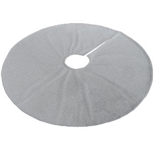 Silver Fleece Tree Skirt Kerstboom Rok