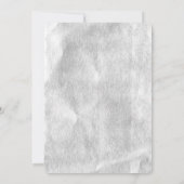 Silver Flirty Trente 30e anniversaire Invitation d (Dos)