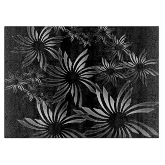 Silver Flowers Snijplank