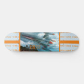 Silver Flyer Skateboard Deck 7/8 inch (Horizontaal)