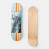 Silver Flyer Skateboard Deck 7/8 inch (Voorkant)