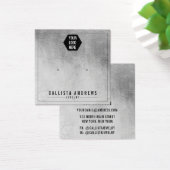 Silver Foil Ajouter votre logo Eear Carte d'affich (Bureau)