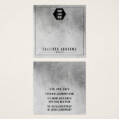 Silver Foil Ajouter votre logo Eear Carte d'affich (Devant & derrière)