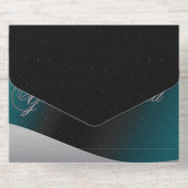 Silver Foil All in One Rehearsal Invitation (Verso)