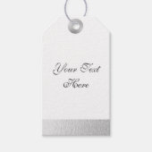 Silver Foil Cadeaulabel (Voorkant)