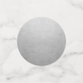 Silver Foil look - Aangepast groot Confetti (Kleine voorkant)