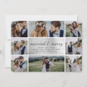 Silver Foil marié & Joyeux Faire-part Mariage (Devant)