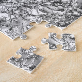 Silver Foil Modern Legpuzzel (Zijkant)