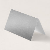 Silver Foil Script Logo Business - Hartelijk dank Visitekaartjes (Achterkant)