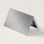 Silver Foil & Script Photo Save the Date Card Visitekaartjes (Achterkant)