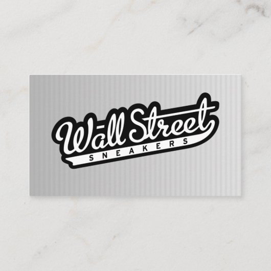 Silver Foil Shine - Design Carte de visite (Dos)