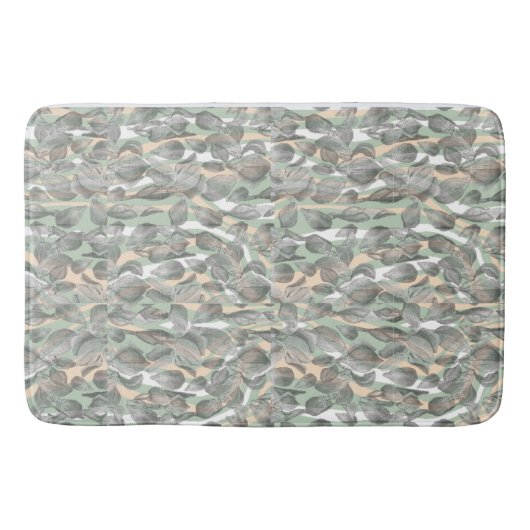 Silver Foliage Garden Bath Mat (Voorkant)