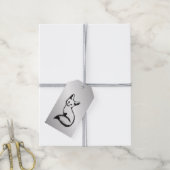 Silver Fox Cadeaulabel (Met Touw)
