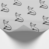 Silver Fox Cadeaupapier (Hoek)
